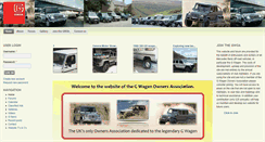 Desktop Screenshot of gwagenowners.com